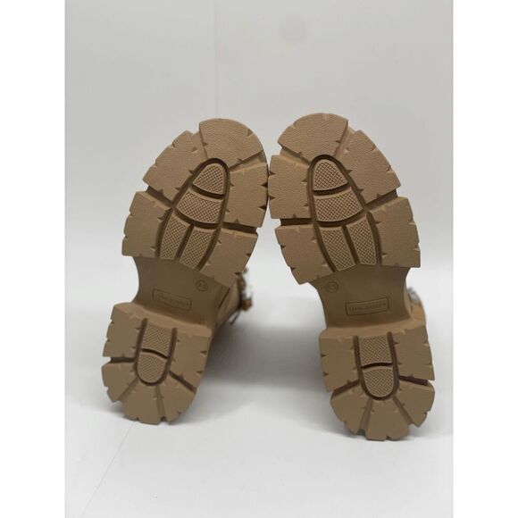 Steve Madden Women's Tanker-P Lace-Up Booties - Tan 9.5M - Picture 5 of 8